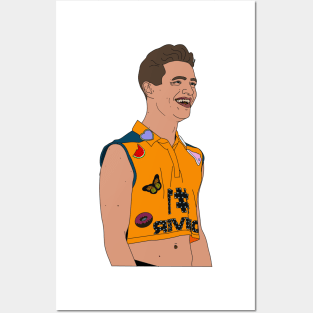 Lando Norris - Crop Top Posters and Art